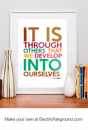 Lev Vygotsky Framed Quote
