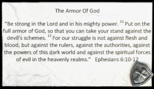 armor of god prayer card