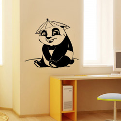 baby panda Wall Decal