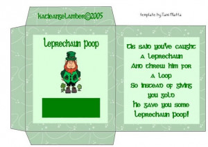 ... second one is for leprechaun seeds what do you think leprechaun poop