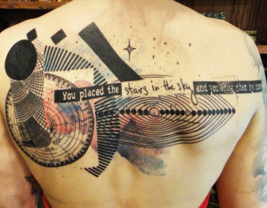 half back quote tattoo by Xoil