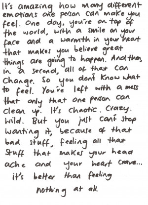 Everyone is guilty of it. Wanting what you can’t have. Taking risks ...