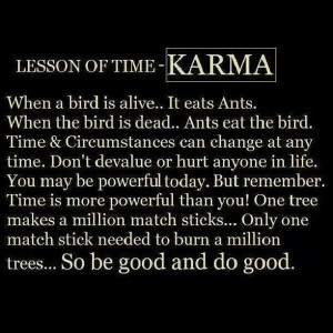 Lesson of Karma