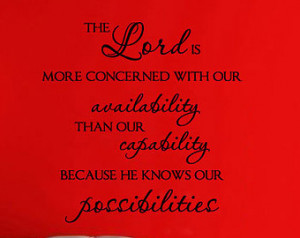 ... capability - Vinyl Wall Decal - Wall Quotes - Vinyl Sticker - Tl027ET