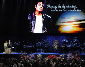 ... memorial service for Michael Jackson at the Staples Center in Los