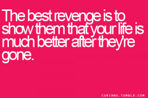 The Best Revenge Is to Show Them That Your Life Is Much Better After ...