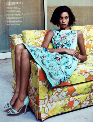 Feel it: Photo from Vogue: Quote by Lena Horne