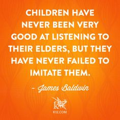 Children have never been very good at listening to their elders, but ...