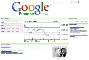google yahoo google finance stock quotes fb