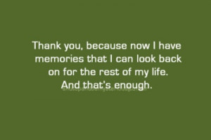 cannot escape the haunting irony that it was i who wrote that to you ...