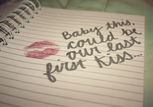 kiss, love, quotes