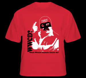 Wwcd Captain Chaos Cannonball Run Funny Dom Movie T shirt