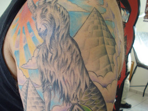 Capricorn along the sun Capricorn tattoos