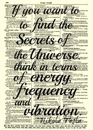 Nikola Tesla Quotes Vibration