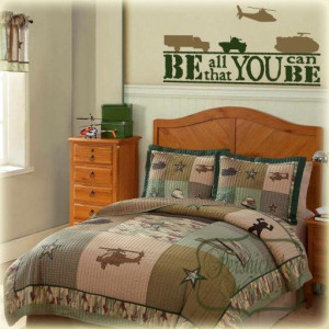 Be all that you can be - army vinyl wall quote with four Army vehicle ...
