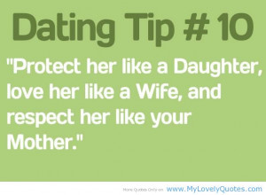 Protect her like a daughter – respect quotes for her