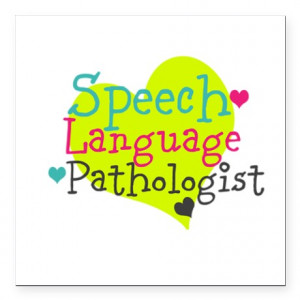 ... > Careers Auto > Speech Language Pathologist Square Car Magnet 3&qu
