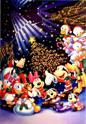 Disney Mickey Mouse Merry's Christmas #1 Poster (WM-296), was closed ...