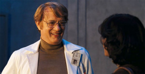 Tom Hanks stars as Dr. Henry Goose in Cloud Atlas (2012)
