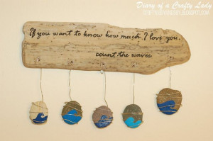 Diary of a Crafty Lady: Drift Wood Plaque