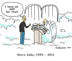 ... thought it was funny and a fitting tribute to Steve Job's life