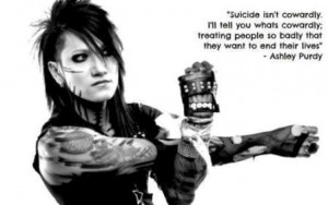 Suicide isn't cowardly, you know what is cowardly; treating someone so ...