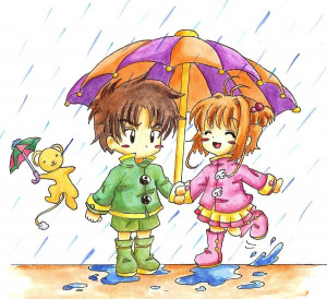 Sharing Umbrella Munmunchan