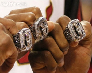 Miami Heat Nba Lebron James Chandionship Ring