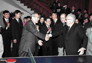 Henry Kissinger and Li Lanqing
