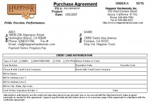 The text content and the form may be edited using the Millworx Report ...