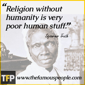 religion without humanity is very poor human stuff