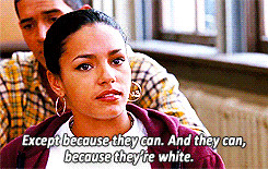 Eva: White people wanting respect like they deserve it for free.