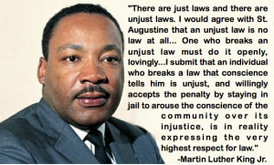 ... Dr. Martin Luther King: strategies and tactics of civil disobedience