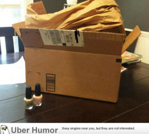 My wife order 2 bottles of nail polish from Amazon.They are not ...