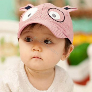 New Cute Kids Sun Hats Baby Children Cotton Animal Dog Shape Street ...