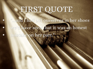 Walking In Someone's Shoes-TKAM