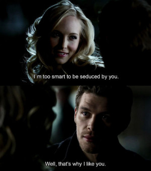 quotes tvd klaus caroline vampire diaries