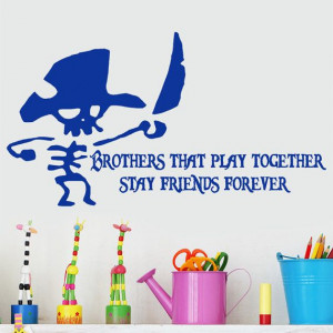 ... that Play together Stay Friends forever Wall Quote decal words with