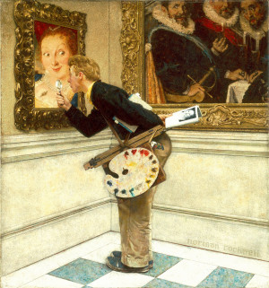 Norman Percevel Rockwell [1894-1978] was a 20th century American ...