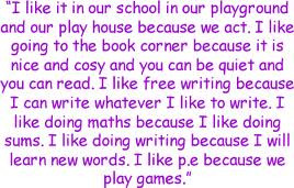 Like It In Our School In Our Playground And Our Play House Because ...