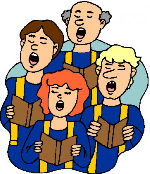 free clipart of choir singing