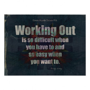 Denim Fitness Motivation! Print