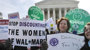 ... plaintiffs in a case of women employees against Walmart. (AP