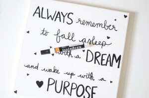 DIY Canvas Wall Art Quote