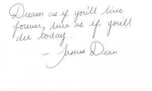 love quote life dream live advice james dean