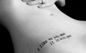 Literary Tattoos I Like My Body When It Is With Your Ee Cummings
