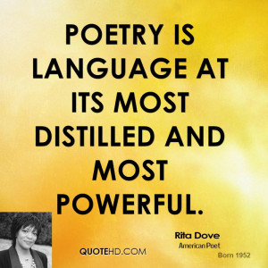 Rita Dove Poetry Quotes