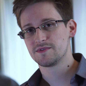 hide caption Edward Snowden, seen during a video interview with The ...