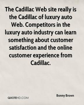 - The Cadillac Web site really is the Cadillac of luxury auto Web ...