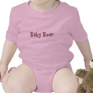 Baby Bear Mother's / Father' Day Gift - pink shirt